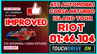 Asphalt 9 - ATS AUTOMOBILI CORSA RRTURBO Car Hunt Riot 01:46.104 Touchdrive Guide