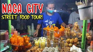 NAGA CITY Street Food Tour | Night Walk & Filipino Street Foods of Camarines Sur, Bicol Philippines