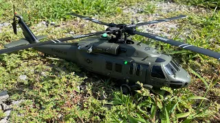 YX Black Hawk UH-60 Scale RC Helicopter Maiden Flight