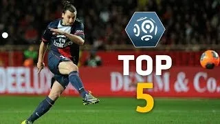 Zlatan Ibrahimovic - Top 5 Free Kicks - Ligue 1 / PSG