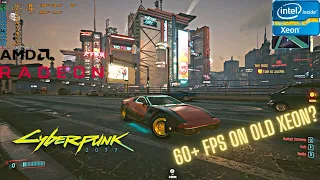 Xeon e3 1240 v2 - RX 580 4gb CyberPunk 2077 fps test