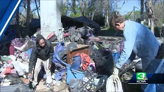 Hundreds camping illegally on the American River Parkway have officials demanding a solution