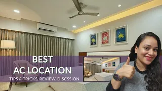 Tips to choose the best location for split AC unit in your home, best location for AC in bedroom