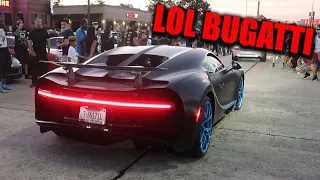 BUGATTI OWNERS THOUGHT THEY WERE COOL...UNTIL THE C8 CORVETTE SHOWED UP!!!