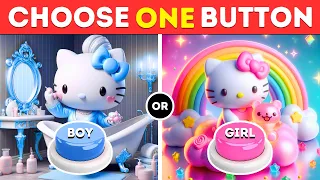 Choose One Button..! BOY or GIRL Edition 💙🎀 Quiz Master yt
