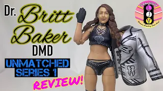 Dr. Britt Baker DMD AEW Unmatched Series 1 Review: AEW Wrestling Figure Review
