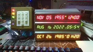 Back To The Future Time Circuits - First test after assembling