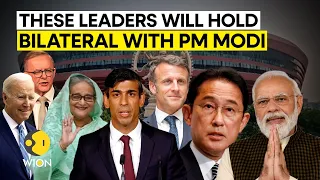 G20 Summit 2023: Leaders who'll hold bilateral meetings with PM Modi | WION Original