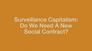 Surveillance Capitalism: Do We Need A New Social Contract (Iyad Rahwan & Andrian Kreye) | DLD Summer