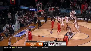 Clemson vs Virginia Tech THRILLING Ending | 2022 College Basketball