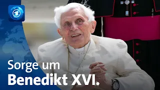 Emeritierter Papst: Vatikan in Sorge um Benedikt XVI.