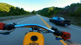 Harley Sportster 883 PURE SOUND [4K POV]