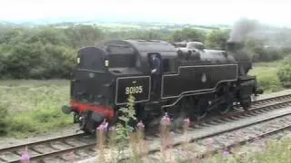 Wensleydale Railway: Redmire with BR Standard 4 Tank 80105