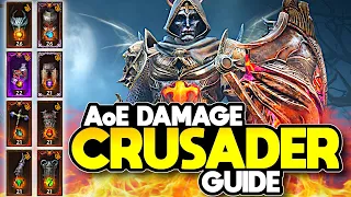 BEST AOE Damage Crusader PvE Build in Diablo Immortal