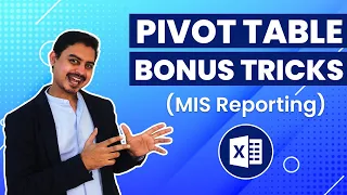 Create MIS Report using Excel Pivot Table (Bonus Tricks)