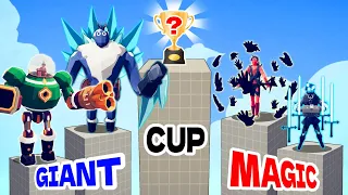 SUPER TOURNAMENT of ALL MAGIC vs ALL GIANT UNITS | TABS - Totally Accurate Battle Simulator