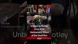 Unboxing Motley Crue Shout at the Devil 40th Anniversary Box Set!