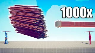 1000x OVERPOWERED SPEAR THROWER vs EVERY GOD - TABS | Totally Accurate Battle Simulator 2023