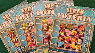 🔥$$ Winning is Fun!! Super Loteria!! Texas Lottery Scratch Offs