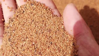 Silica sand production process