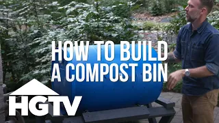 How to Build a Compost Bin | HGTV