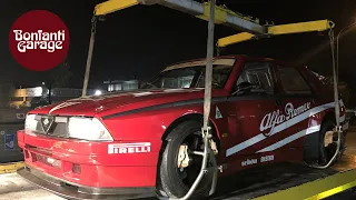 Alfa Romeo 75 Turbo Evoluzione IMSA (1988) - chassis dyno test - Bonfanti Garage