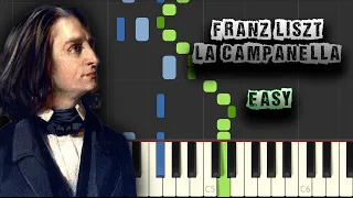 Franz Liszt - La Campanella - EASY - [Piano Tutorial] (Synthesia) (Download MIDI + PDF Scores)