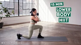 15 Minute Lower Body HIIT | Good Moves | Well+Good