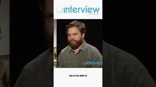 Zach Galifianakis on working with a young actor Keir Gilchrist in It's A Funny Kind Of Story #shorts