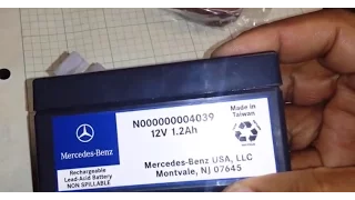 Mercedes Auxiliary Battery Change