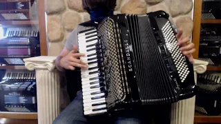 SCANSUPVIHBKP - Black Scandalli Super VI Piano Accordion LMMH 41 120 $7999