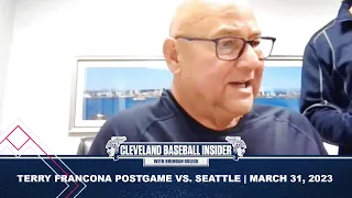 Cleveland Guardians: Terry Francona Talks After The Guardians Grab Their First Win Of 2023