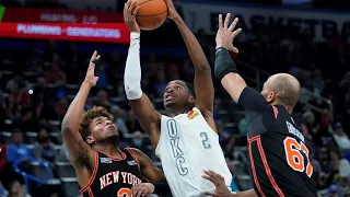 New York Knicks vs Oklahoma City Thunder | NBA 75TH SEASON FULL GAME HIGHLIGHTS | December 31, 2021