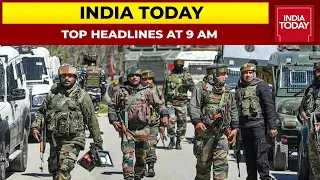 Top News Headlines At 9 AM | 3 LeT Terrorists Killed In Shopian | October 12, 2021