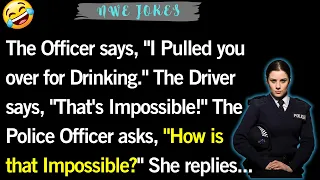 🤣  Police Officer Stops Her And Said,  | BEST JOKE OF THE DAY! - #comedy #LOLJokes #funny