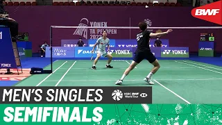 YONEX Taipei Open 2022 | Kodai Naraoka (JPN) [4] vs. Lin Chun-Yi (TPE) | SF