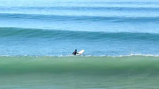 Surfing T-Street beach in Orange County CA