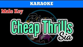 Cheap Thrills by Sia (Karaoke : Male Key)