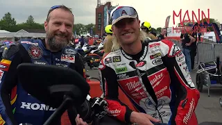 Isle of Man TT 2024 🇮🇲 Riders and Fans Join in Arai Parade Lap Moments Before Start