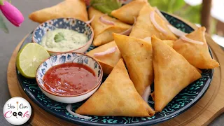 Ramadan Special 🌙 Crispy Chicken Tikka Samosa With Homemade Sheets by (YES I CAN COOK)