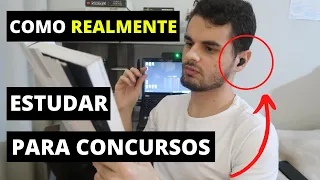 COMO ESTUDAR PARA CONCURSO (PASSO A PASSO)