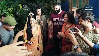 shrimad ramayan ke set pe manaya gya seeta jii ka janmdin #prachi #ram #sitaram #nikitindheer #yt