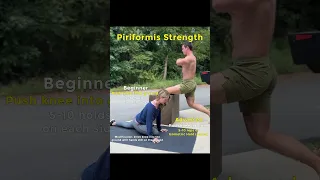 Piriformis stretch for hip mobility #stretching