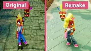 Crash Bandicoot 3 – Original (1998) vs. N. Sane Trilogy (2017) Remake PS4 Pro Graphics Comparison