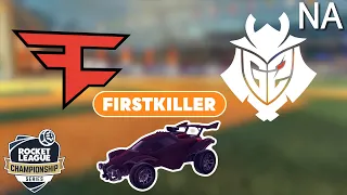 Firstkiller RLCS POV #151 - FaZe Clan vs G2 Esports - G1 - Semifinals - NA Reg 2 - Winter Cup