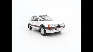 A Unique Phase 1 Peugeot 205 1.6 GTI with Just One Owner from New - SOLD!