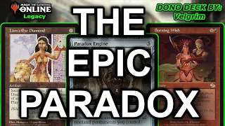 THE EPIC PARADOX! [Donation Deck] Paradox Engine + Burning Wish — MTG Legacy | Magic: The Gathering