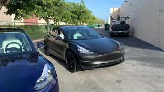 Tesla Model 3 MR 3M Satin Black