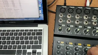 M-Audio NRV10 FireWire Mixer Testing