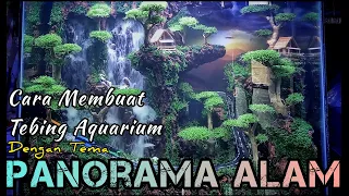 HOW TO MAKE AN AQUARIUM CLIFF FROM STEROFOAM - Cara membuat tebing aquarium dari sterofoam